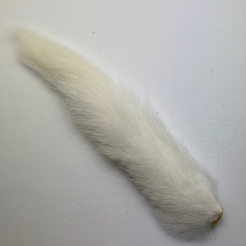 Calf Tail - white on a white background