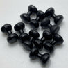 Lead dumbbell eyes - black