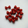 Lead dumbell eyes - red