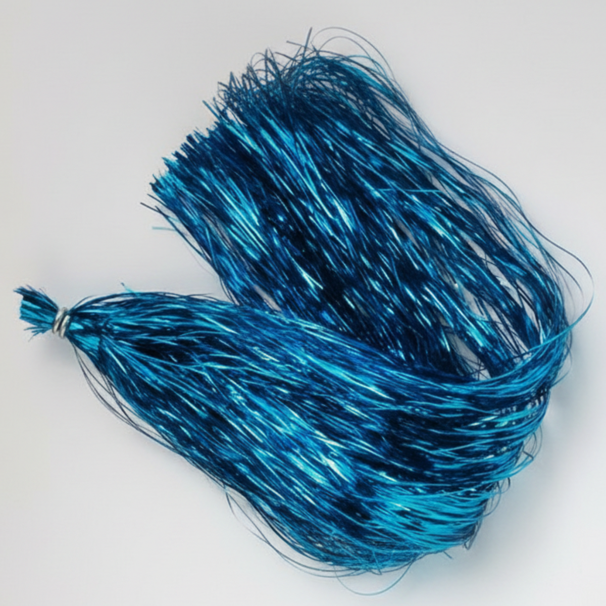 flashabou tinsel in blue