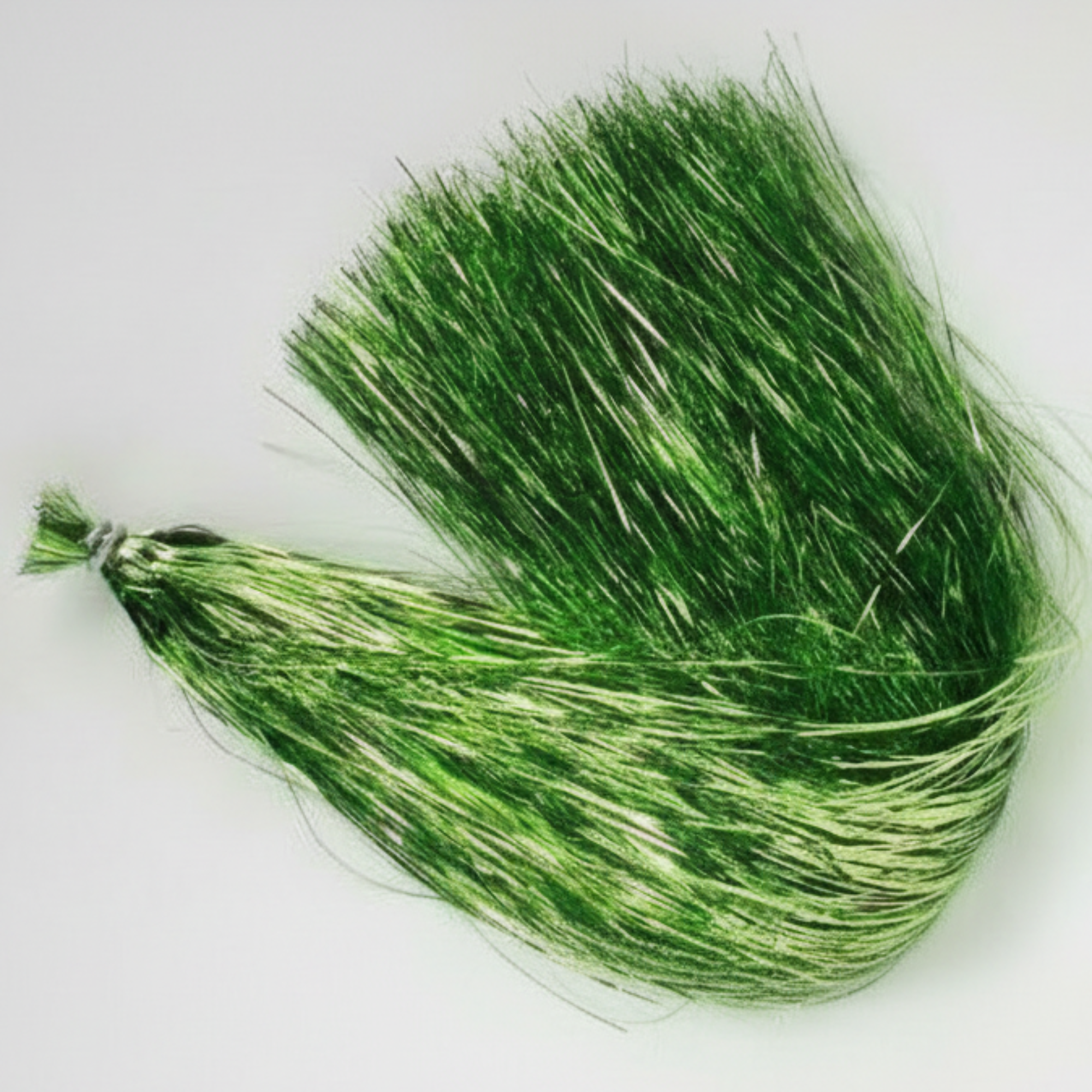 flashabou tinsel in mint color