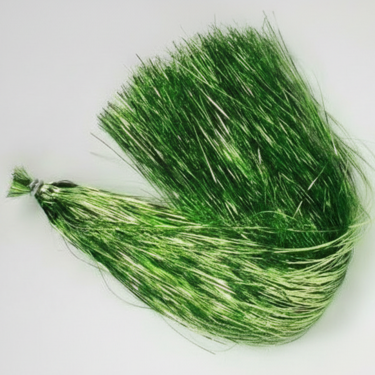 flashabou tinsel in mint color