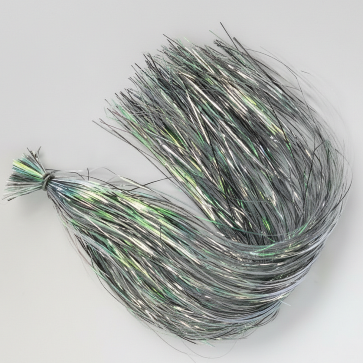 fashabou tinsel in salt and pepper color