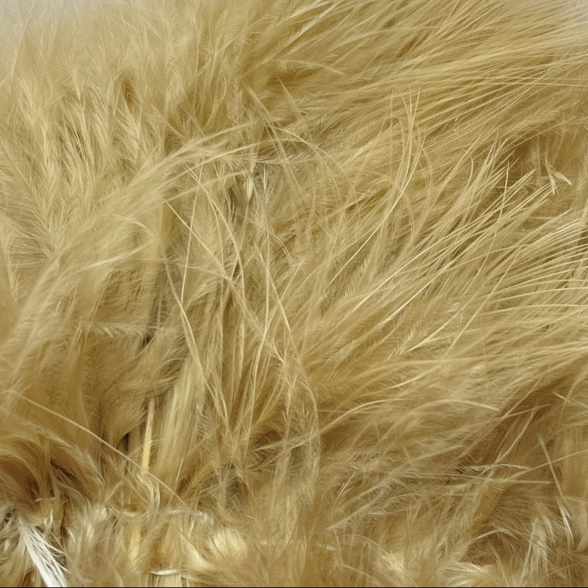 Strung marabou in color tan