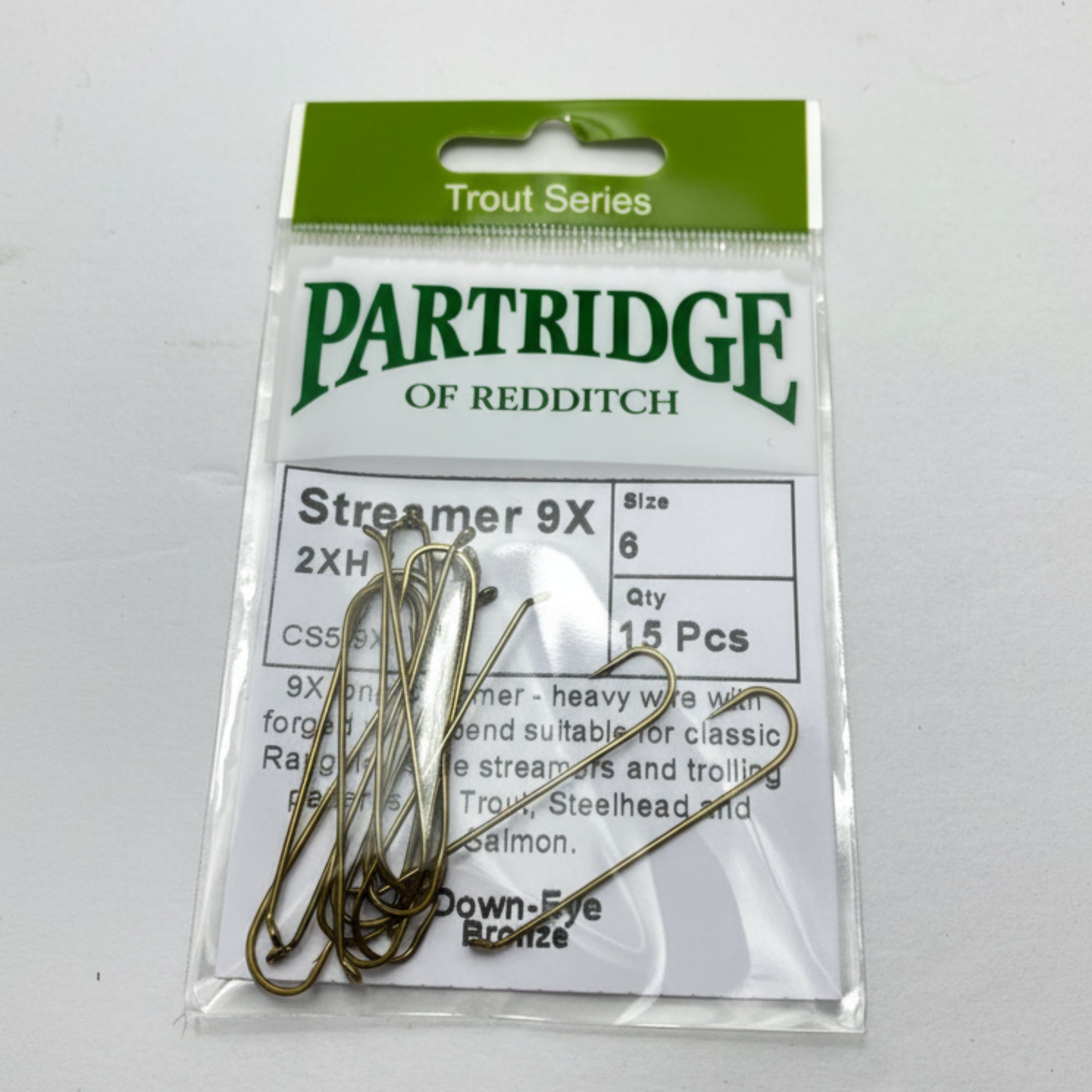 Partridge Heritage streamer hook no. 6