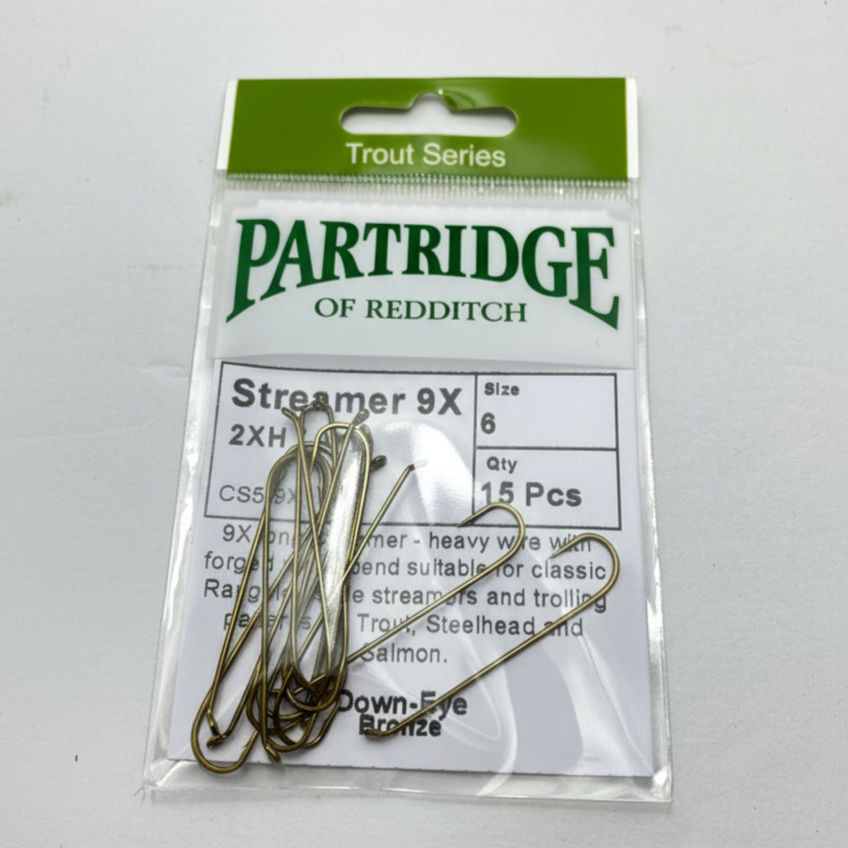 Partridge Heritage streamer hook no. 6