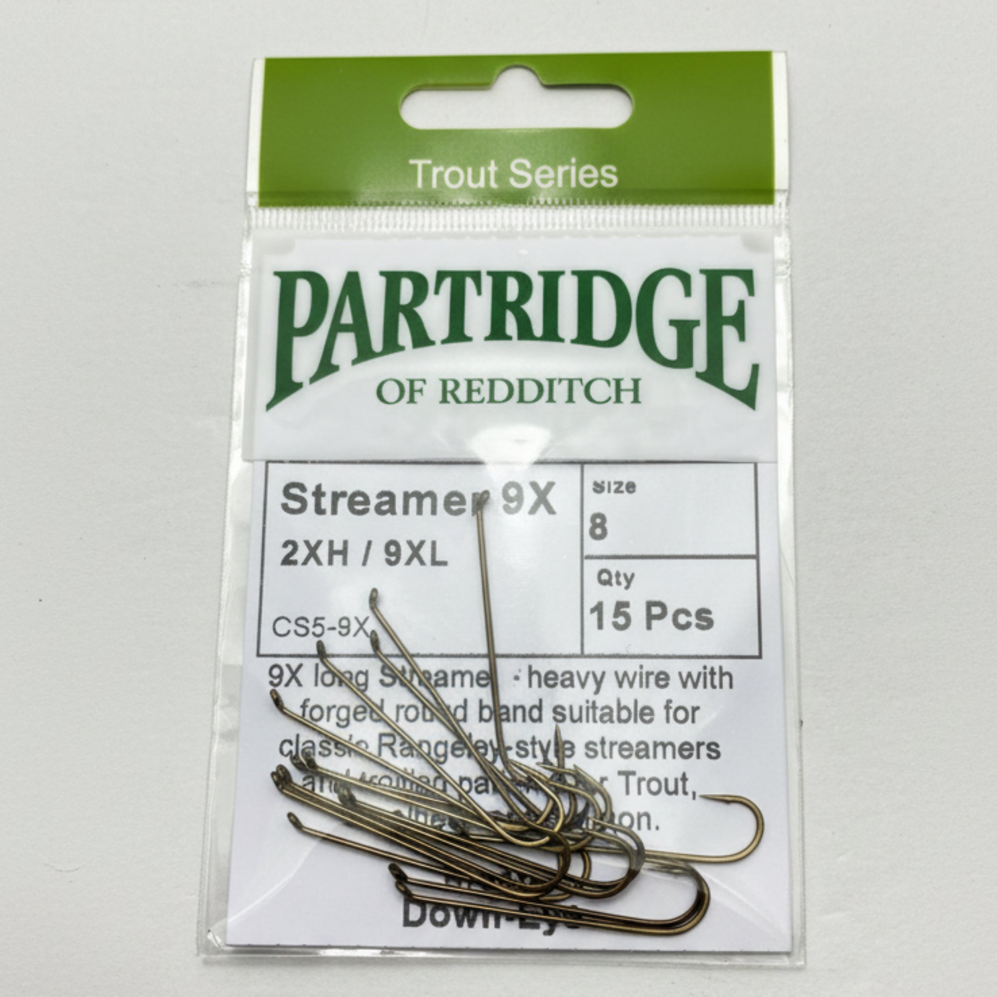 Partridge Heritage streamer hook No. 8