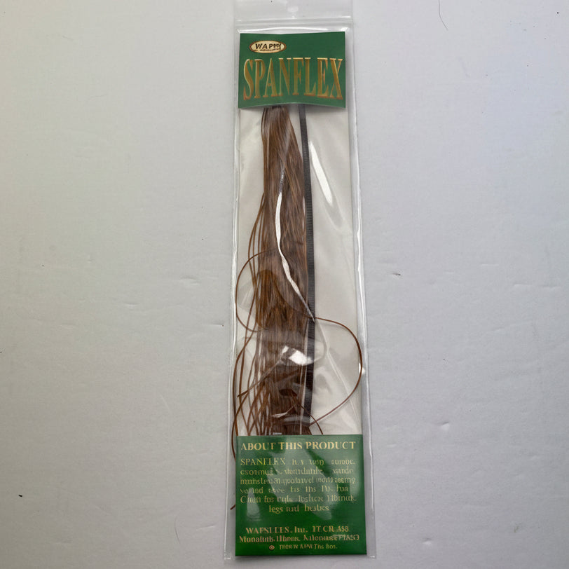 fly tying material. Spanflex by wapsi. Color brown