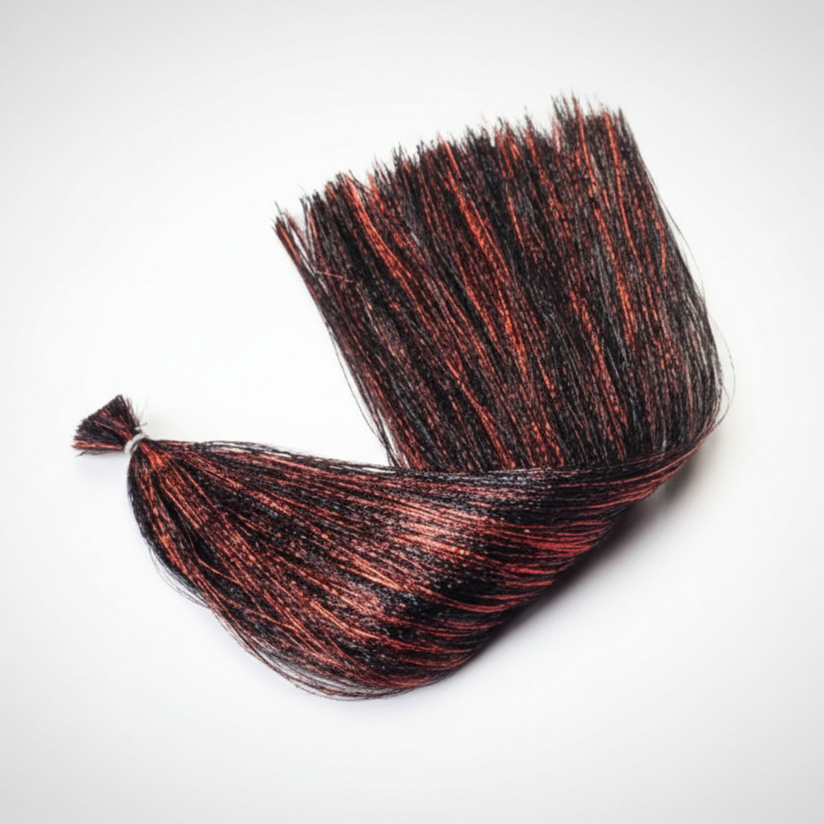 Polarflash streamer fly tying material - Red/Black
