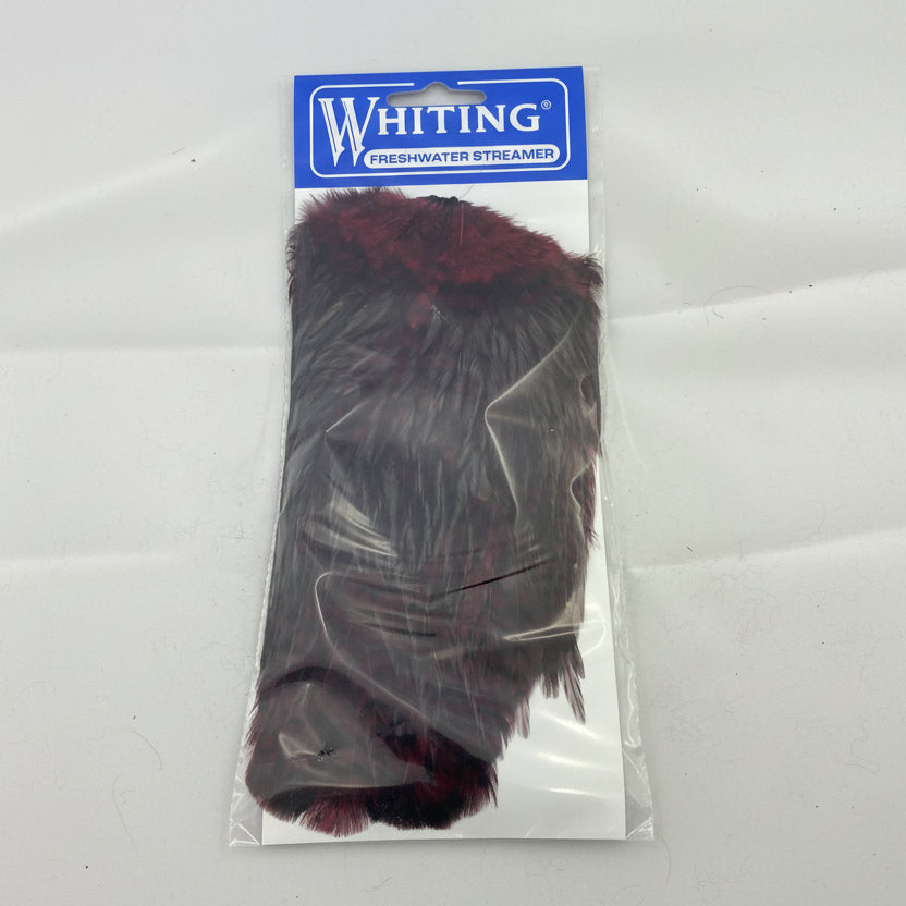 Whiting freshwater stramer saddle in claret